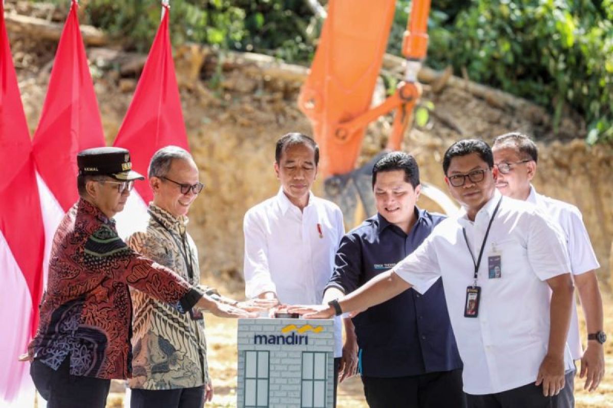 Bank Mandiri groundbreaking Mandiri Digital Services di IKN