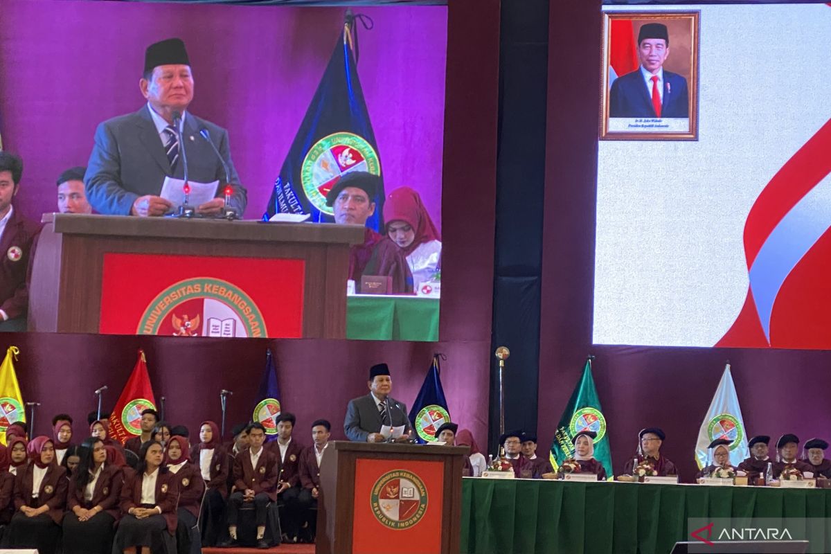 Prabowo: Ada bangsa "ngajarin" kita HAM, tetapi soal Gaza mereka diam