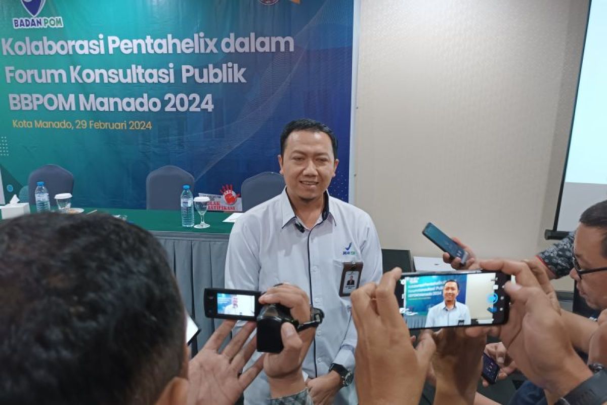 Kepala BBPOM Manado sebut kolaborasi pentahelix tingkatkan kualitas pengawasan