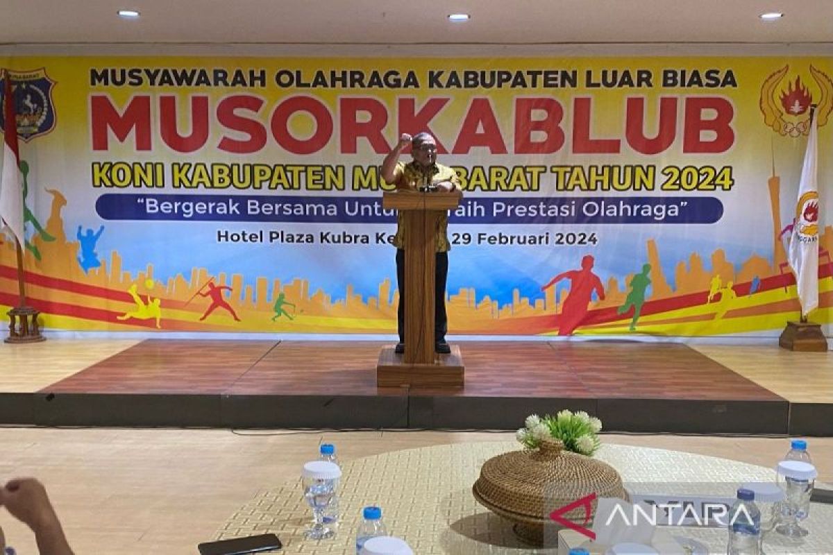 KONI Muna Barat gelar Musyawarah olahraga luar biasa 2024