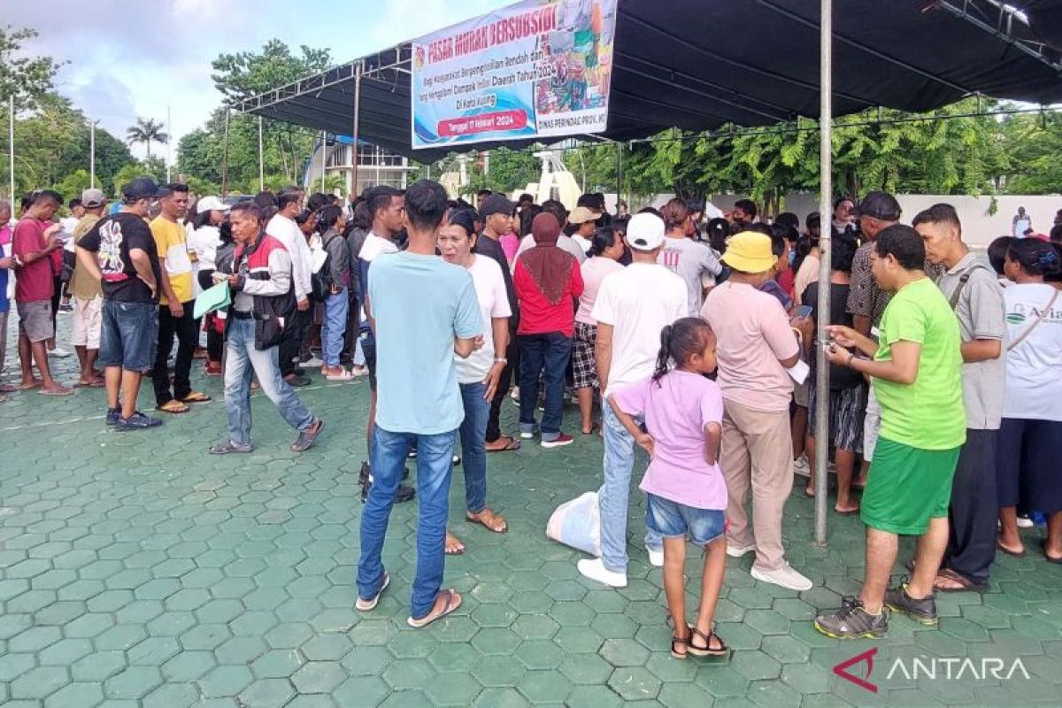 Pemprov NTT gelar pasar murah bersubsidi pada tujuh kabupaten/kota