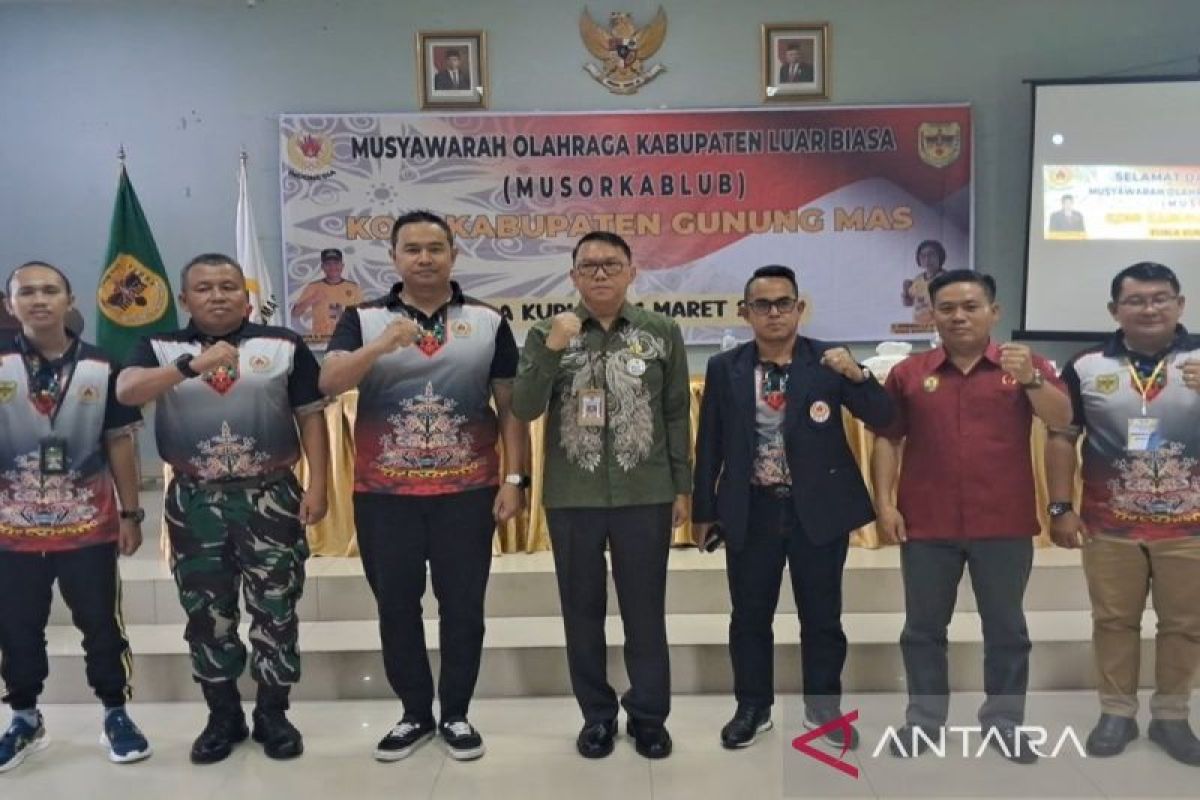 Musorkablub diharap hasilkan pengurus KONI Gumas yang profesional