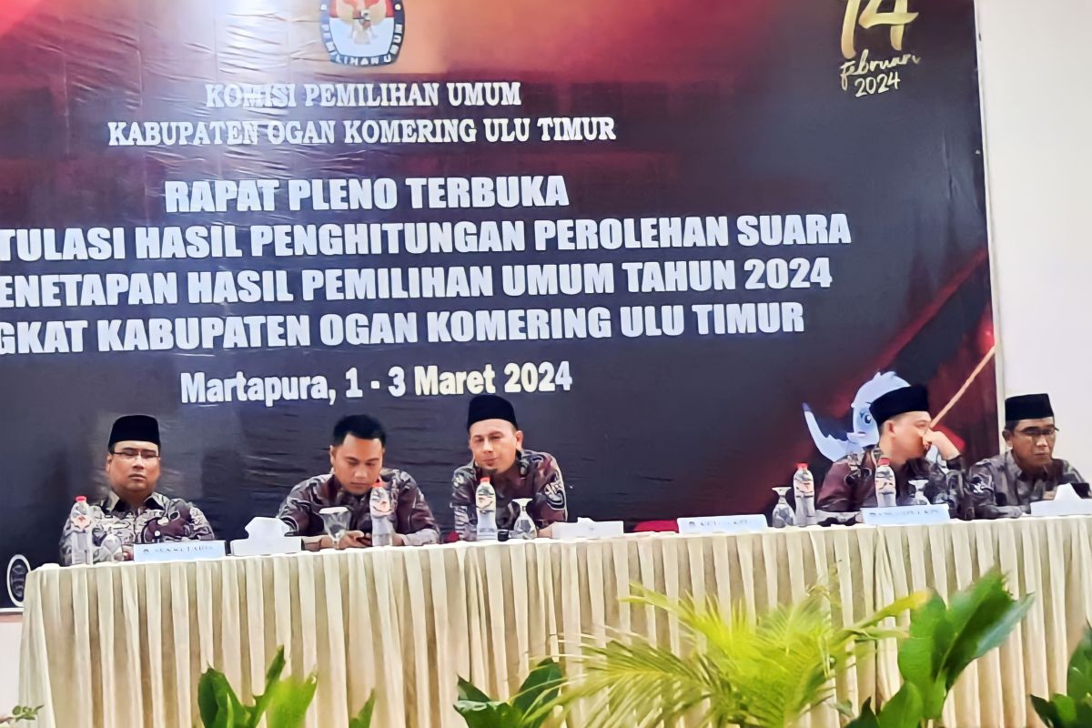 Polres OKU Timur kerahkan 160 personel pengamanan pleno Pemilu 2024