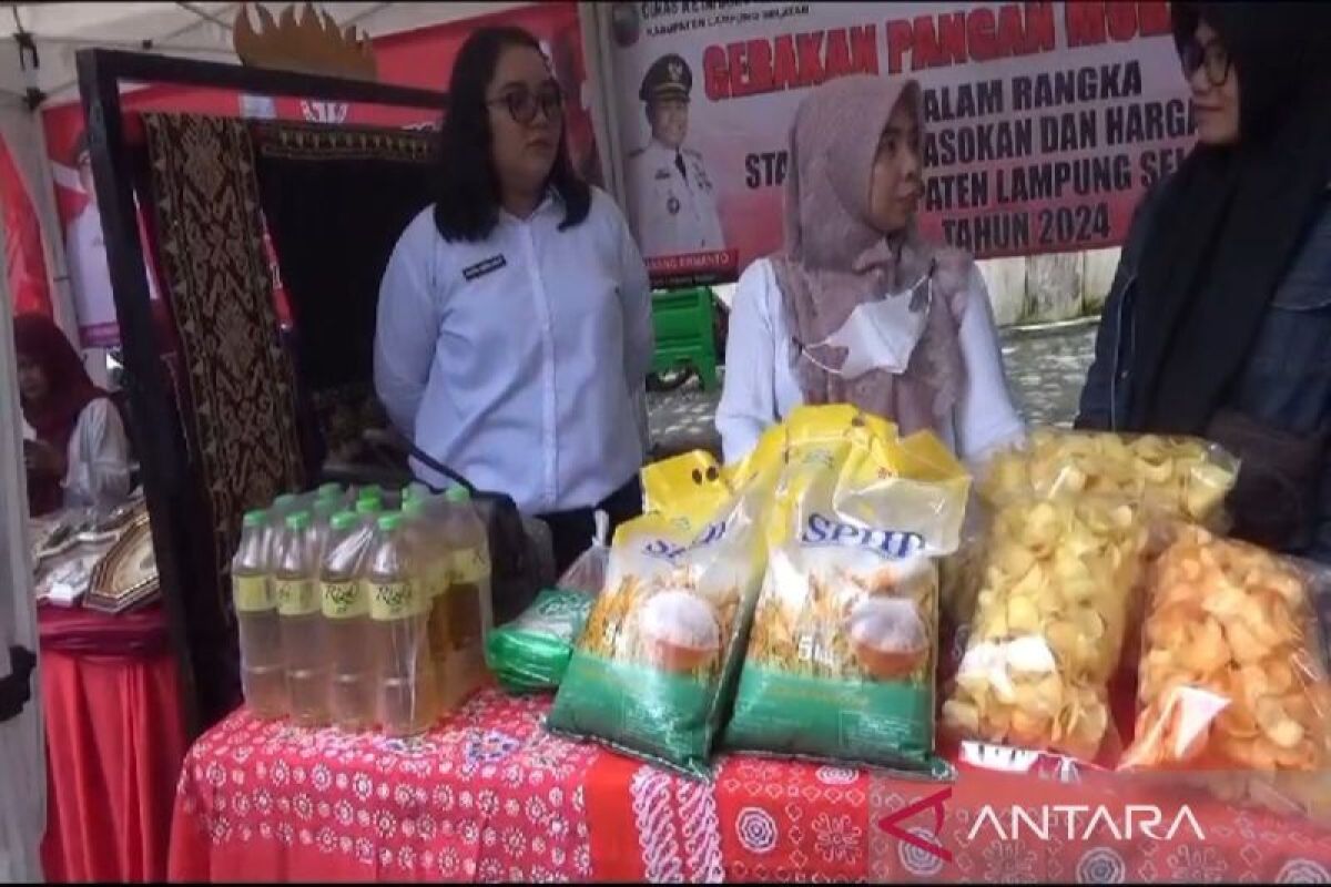 Bulog Lamsel gelar Gerakan Pangan Murah bantu stabilkan harga