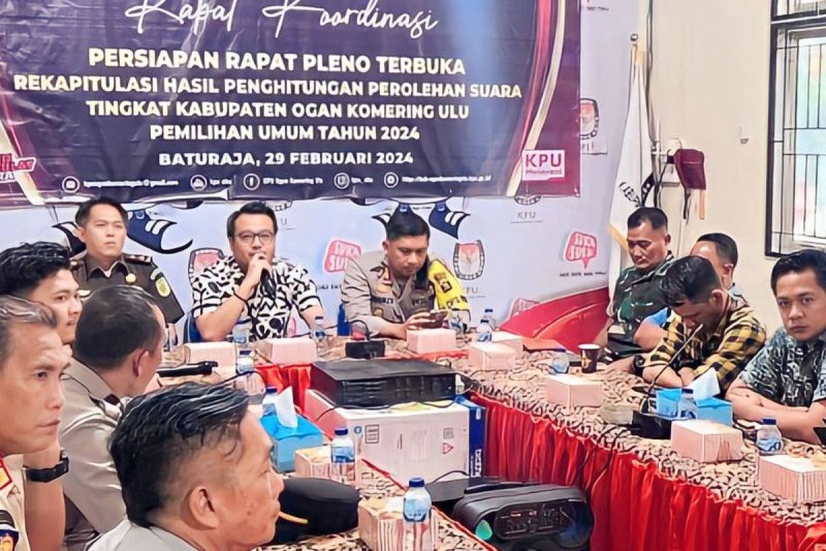 Polres OKU antisipasi kerusuhan pada pleno rekapitulasi suara Pemilu