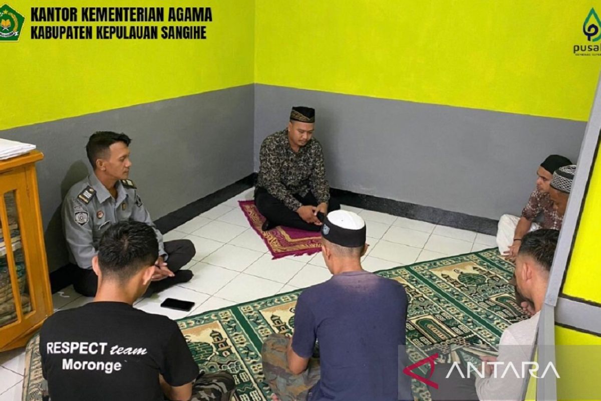 Kemenag lakukan penguatan rohani warga binaan Lapas Enewawira Sangihe