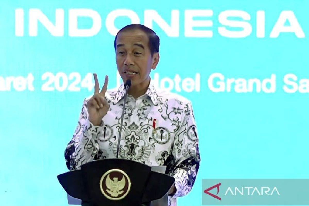 Presiden Joko Widodo buka kongres ke-23 PGRI ingatkan soal Indonesia Emas