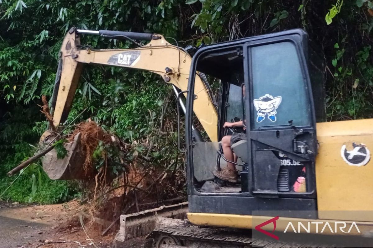 Longsor sempat lumpuhkan jalan lintas Mekakau-Pulau Berigin OKU Selatan