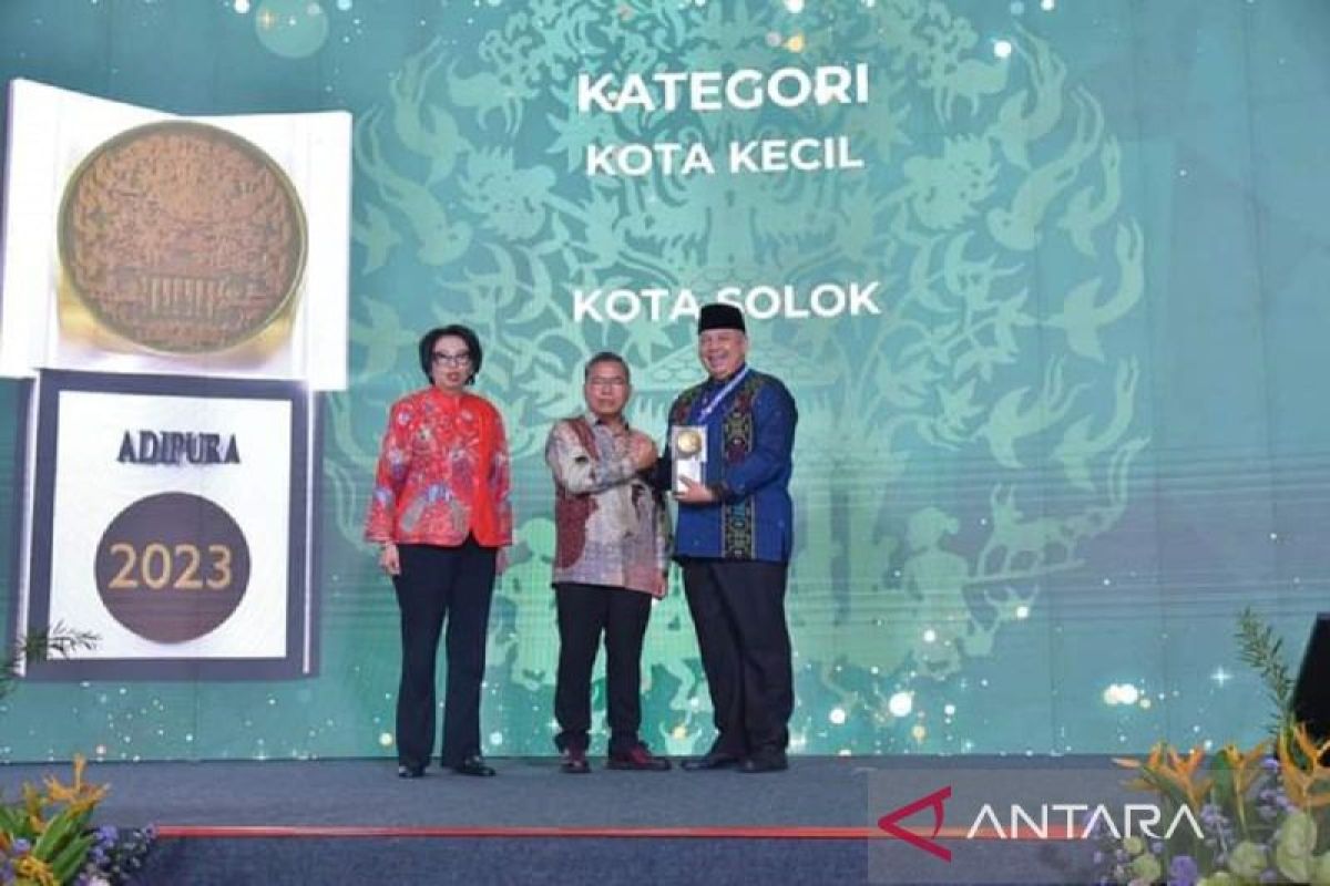 Solok peroleh Sertifikat Adipura 2023 dari KLHK RI kategori kota kecil