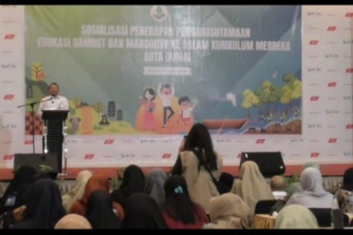 BRGM dan Disdik Dumai sosialisasikan kurikulum gambut dan mangrove