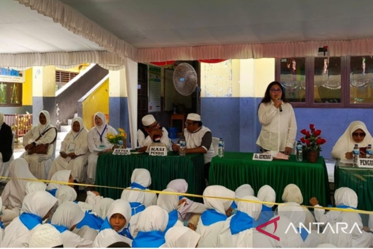 Kemenag lakukan simulasi manasik haji siswa Madrasah Ibtidaiyah Minahasa