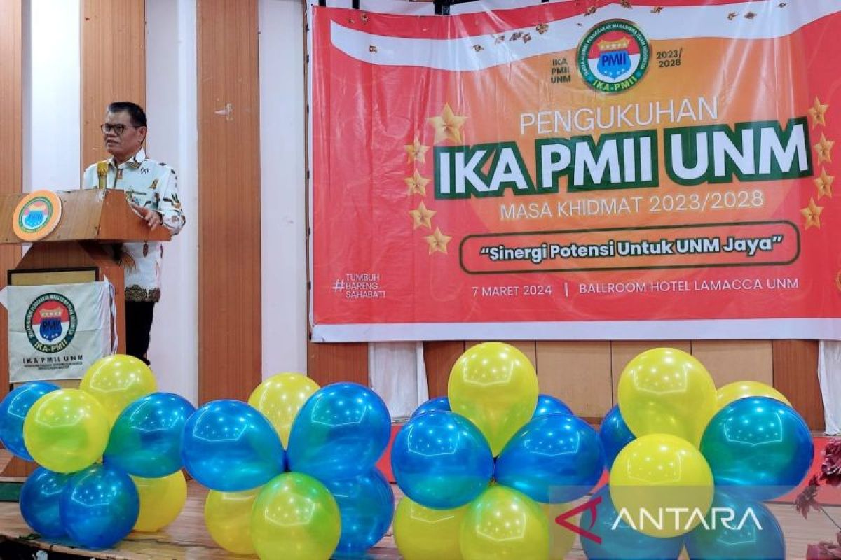 Pengurus IKA PMII Universitas Negeri Makassar masa khidmat 2023-2028 dilantik