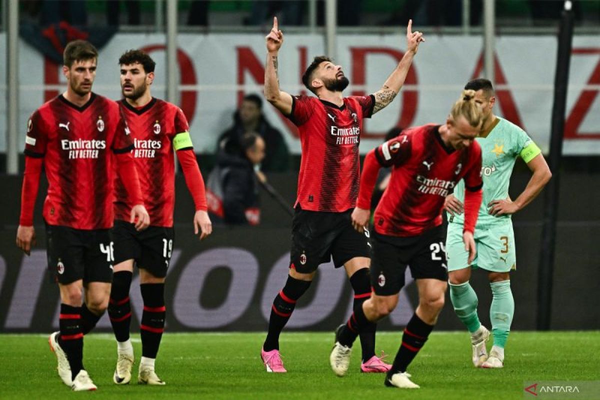 AC Milan kerepotan kalahkan Slavia Praha 4-2