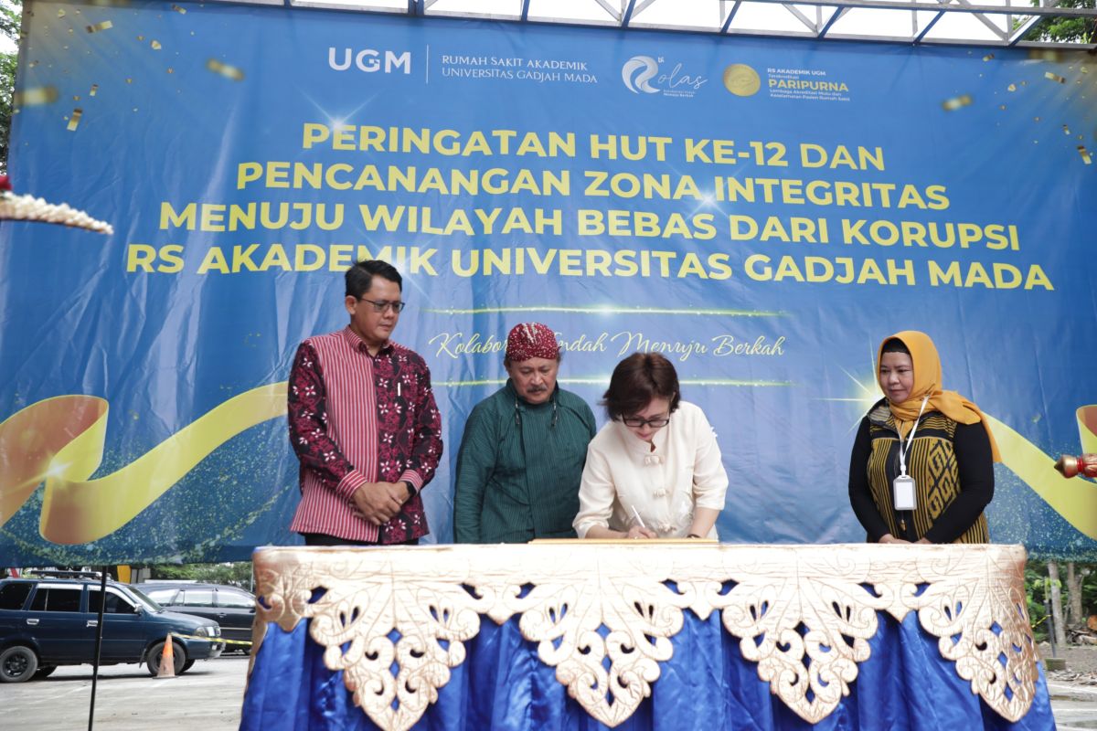 RSA UGM mencanangkan Zona Integritas Bebas Korupsi