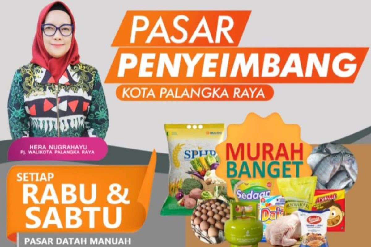 Palangka Raya kembali gelar pasar penyeimbang untuk stabilkan harga