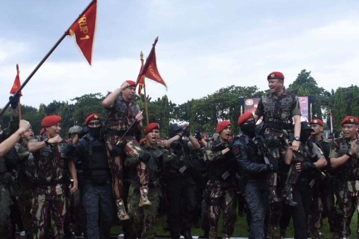 Brigjen Djon Afriandi resmi menjabat Danjen Kopassus