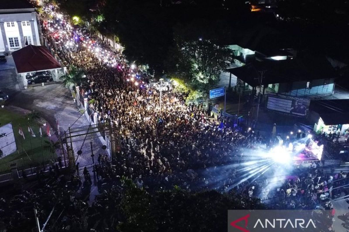 Tradisi Koko'o di Kota Gorontalo saat bulan puasa cukup ramai