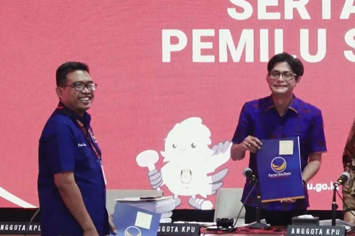 KPU terima surat pengunduran diri Caleg DPR/Nasdem Dapil NTT II