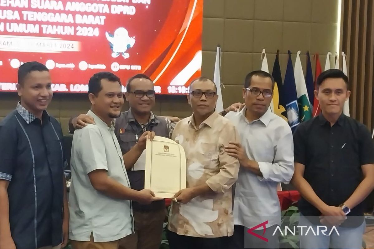 Sebanyak 65 caleg Anggota DPRD NTB terpilih hasil pleno KPU NTB