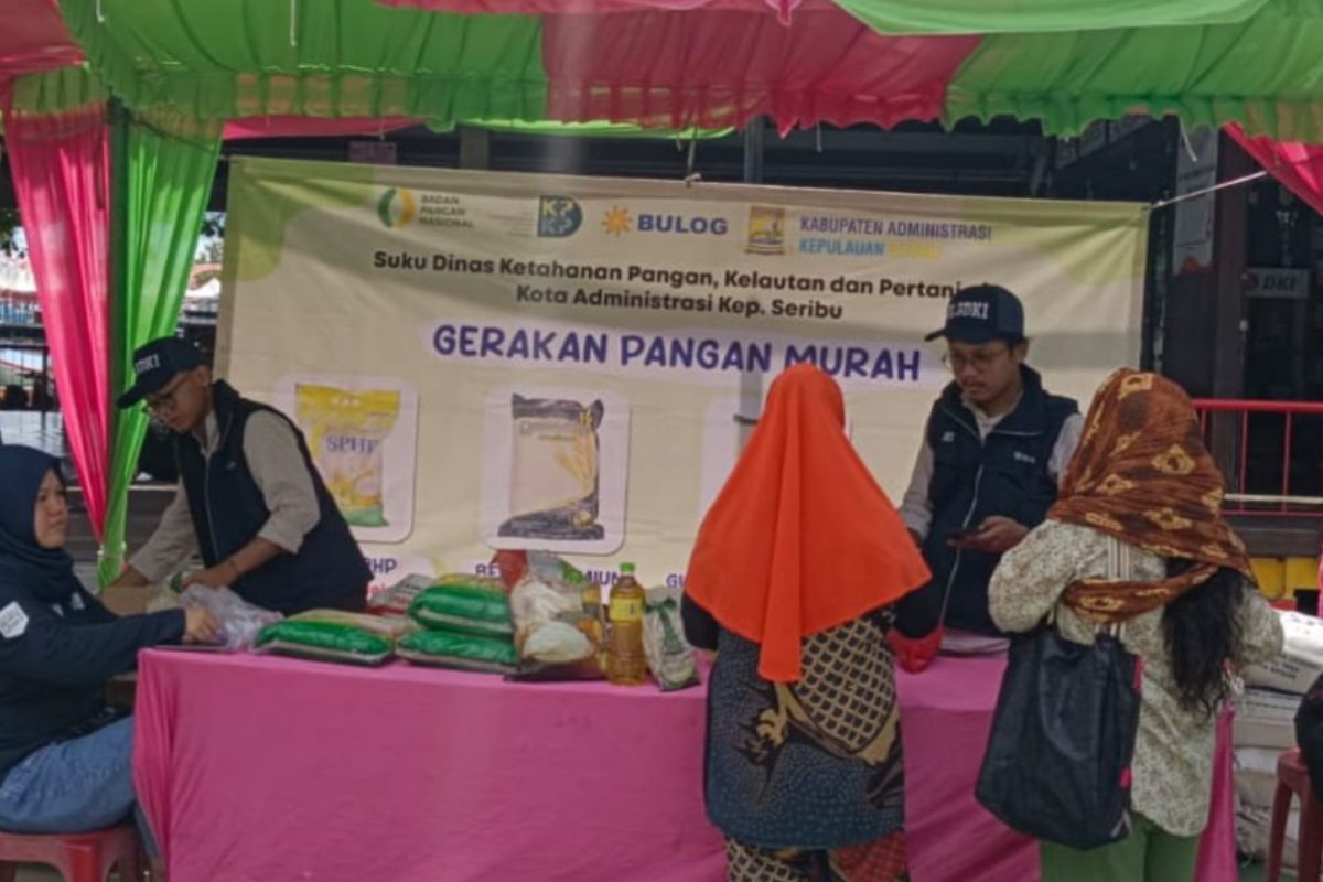 Pemkab Kepulauan Seribu gelar Bazar Pangan Murah