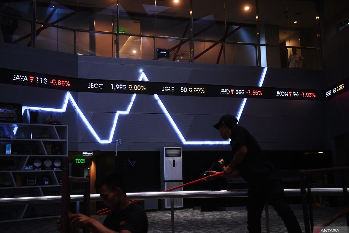 Harga saham gabungan menguat sore ini