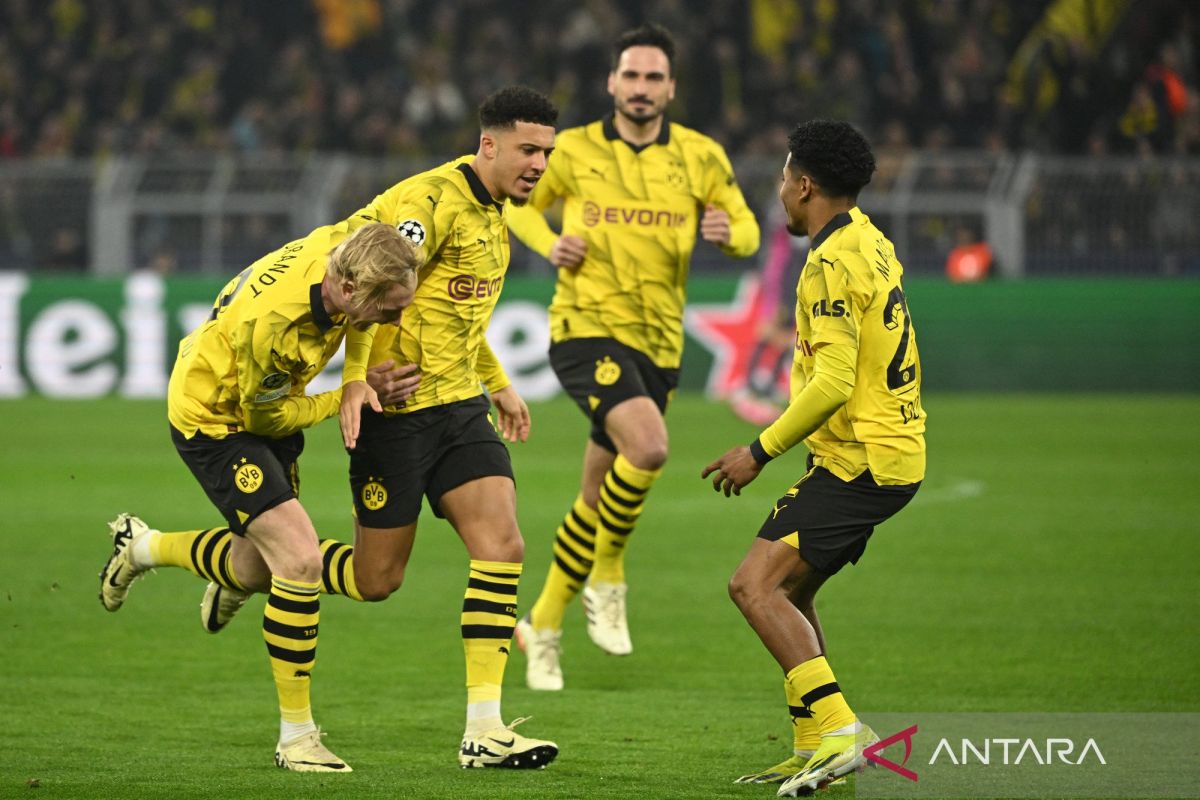 Borussia Dortmund singkirkan PSV melaju ke perempat final liga Champions