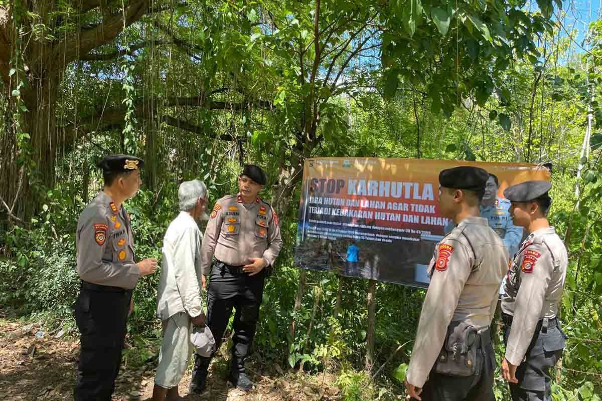 Polisi: Jangan bakar hutan dan lahan