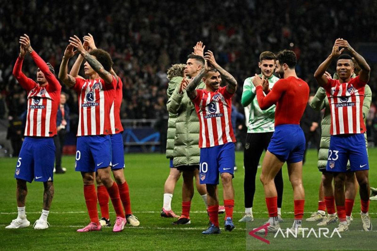 Leg pertama Liga champions, Atletico tumbangkan Dortmund 2-1