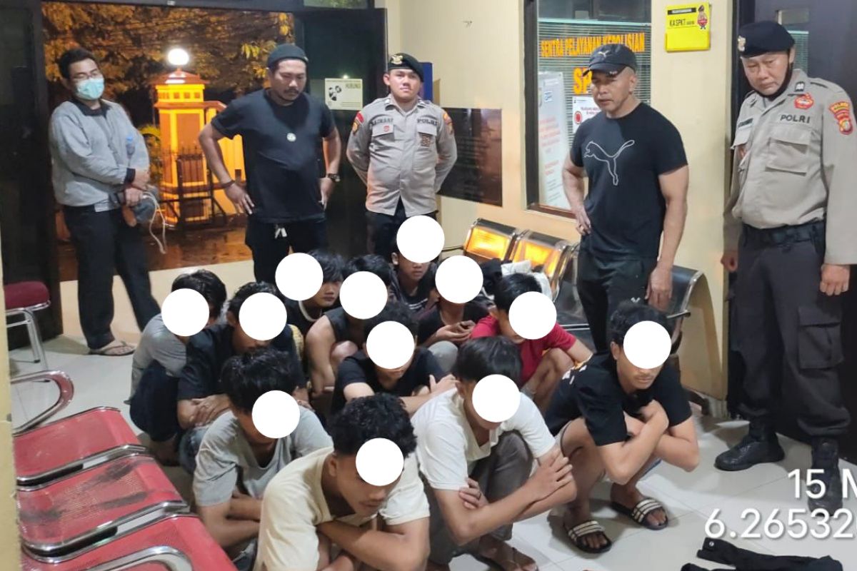 12 remaja gagal tawuran di bulan puasa, rencana mereka ketahuan polisi