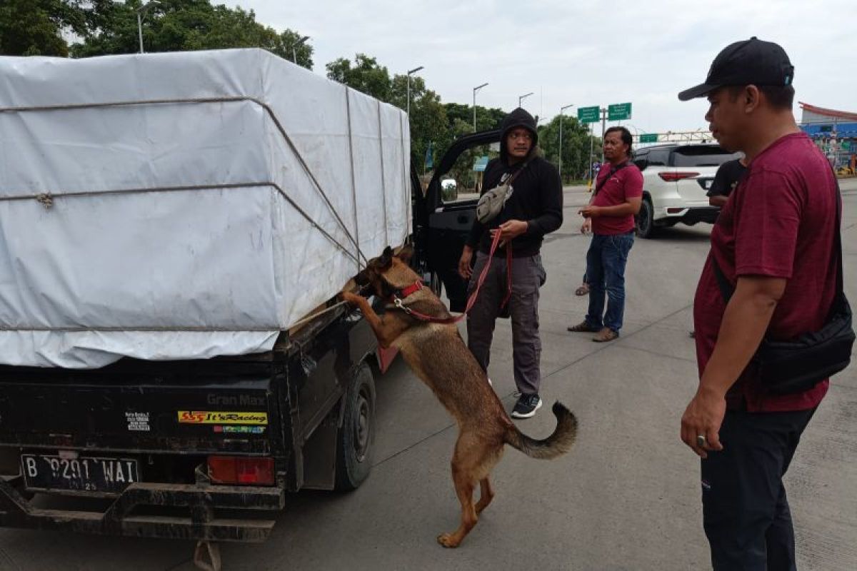 Bareskrim melibatkan Tim K9 gagalkan penyelundupan narkoba di Bakauheni