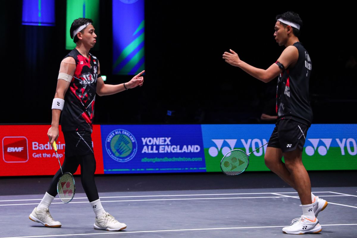 Ganda putra Fajar/Rian makin termotivasi berlaga di semifinal All England