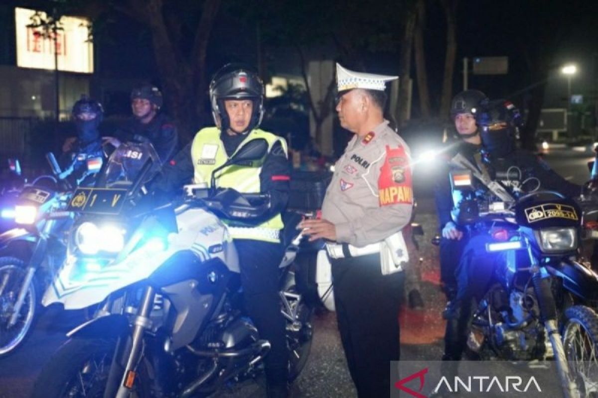 Kapolda Sumsel pimpin razia gabungan dan amankan 54 pelaku tawuran