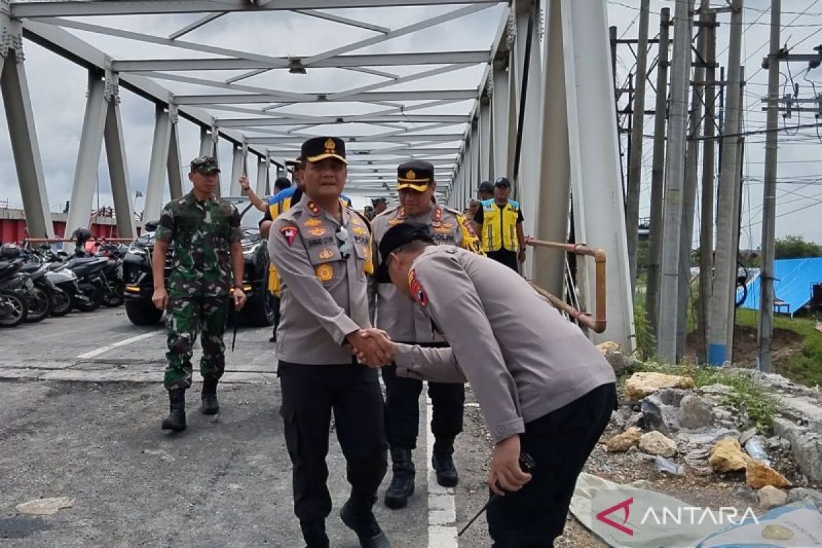 Polisi pantau keamanan rumah warga terdampak banjir