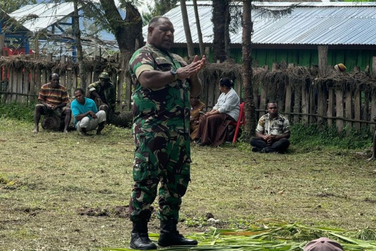 Kodim Jayawijaya tinjau lahan untuk ditanami jagung Distrik Muliama