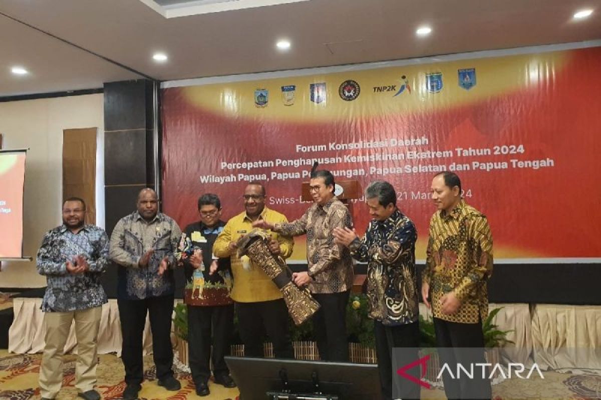 Kemenko PMK gelar konsolidasi penghapusan kemiskinan ekstrem Papua