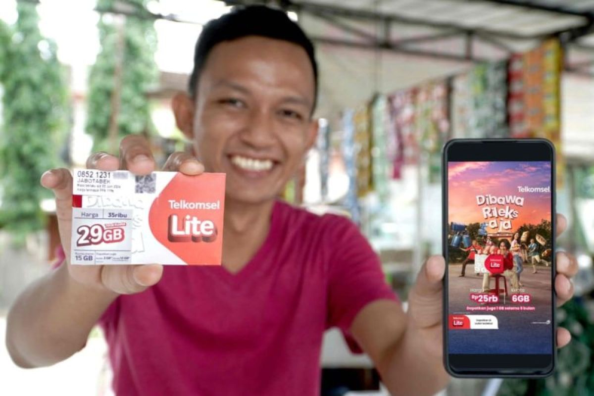 Kartu perdana Telkomsel lite hadirkan akses broadband hemat terjangkau