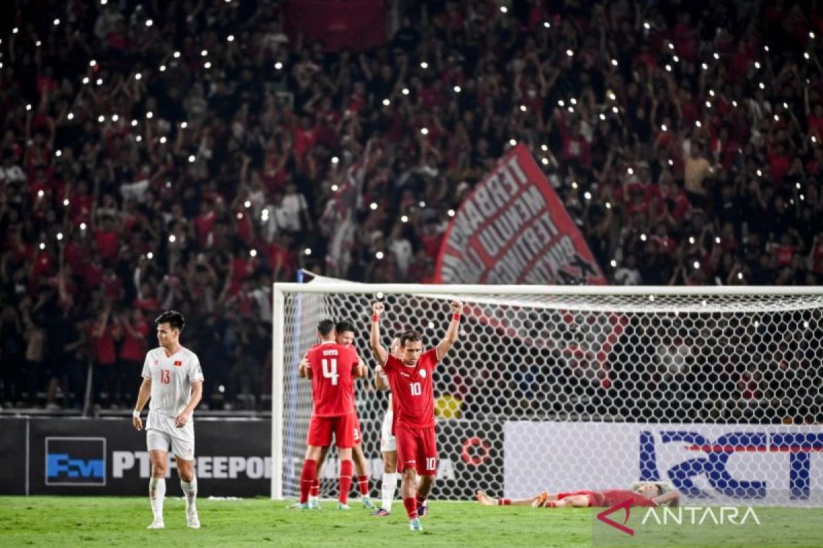 Gol Egy Maualana bawa Indonesia petik kemenagan perdana usai tundukkan Vietnam