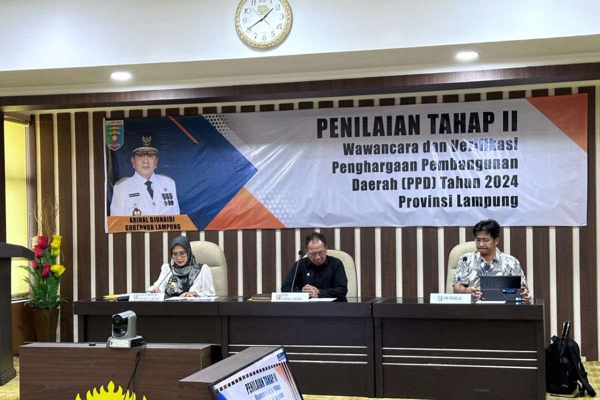 Ketua DPRD Lampung hadiri acara penilaian tahap 2 penghargaan pembangunan daerah