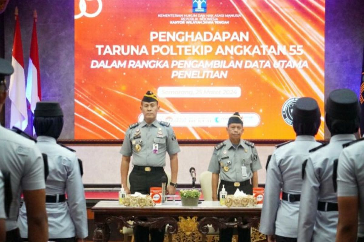 Terima 65 taruna Poltekip, Kanwil Kemenkumham: Jaga integritas!