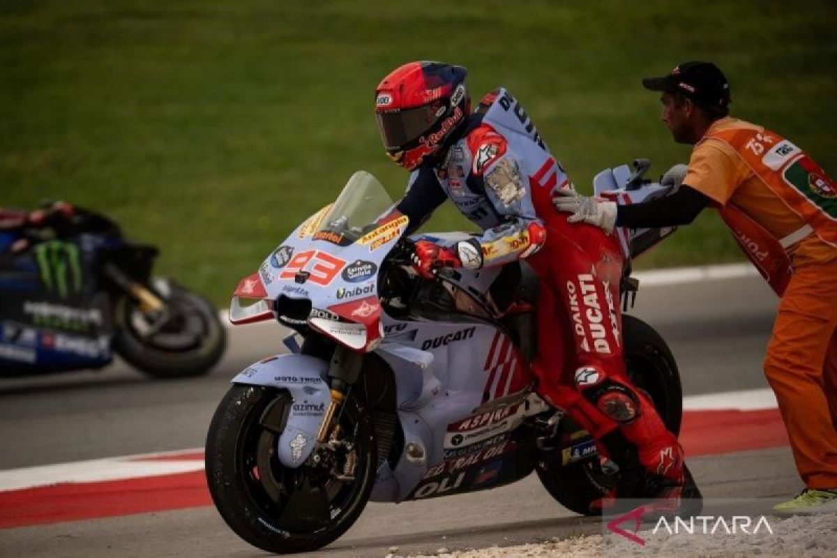 MotoGP 2024 - Marquez ungkap ada masalah rem yang sebabkan dirinya jatuh