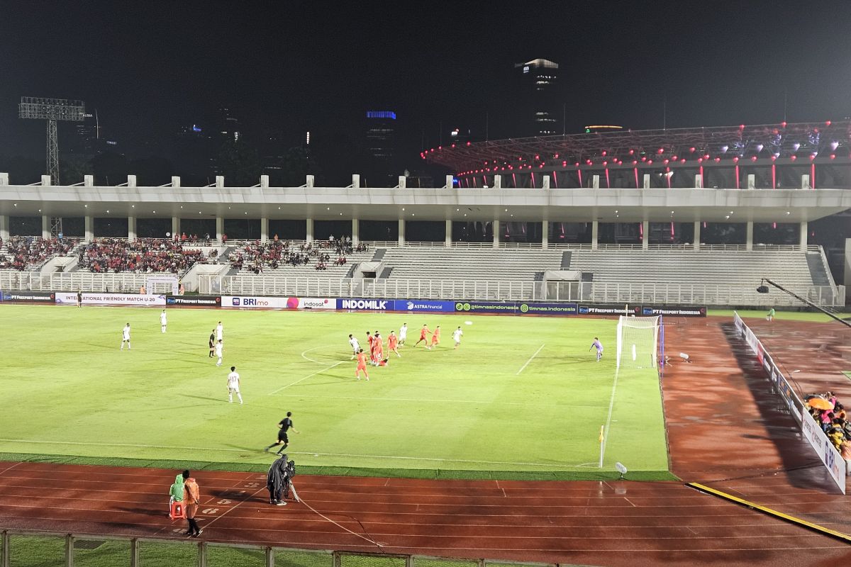 Hasil imbang skor 1-1 Indonesia U-20 lawan China