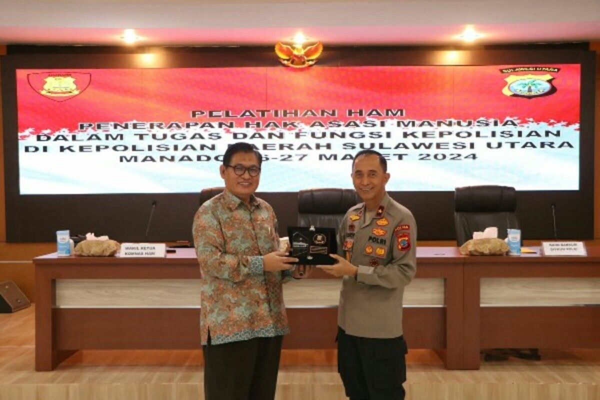 Polda Sulawesi Utara laksanakan pelatihan - kajian HAM