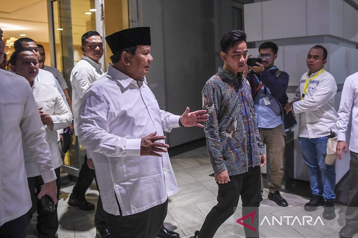 Gibran sebut Prabowo Subianto akan tentukan kabinet, Jokowi beri masukan