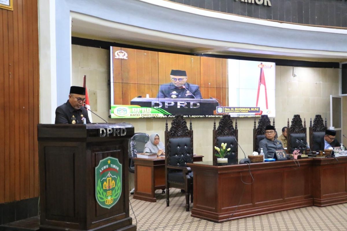 Bupati Luwu Timur sampaikan pendapat akhir Ranperda pencegahan narkoba