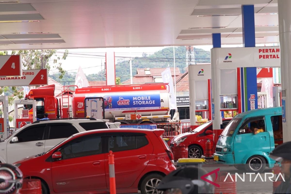 219.073 mobil pengguna pertalite subsidi di Riau, belum punya QR Code masih dilayani