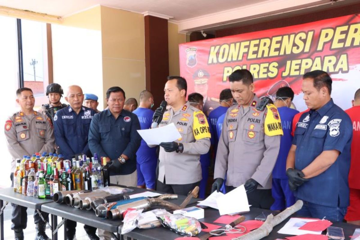 Polres Jepara tangkap 108 pelaku