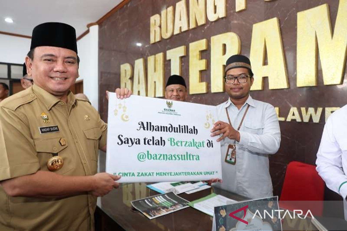 Pj Gubernur Sultra luncurkan sistem pembayaran Zakat berbasis digital