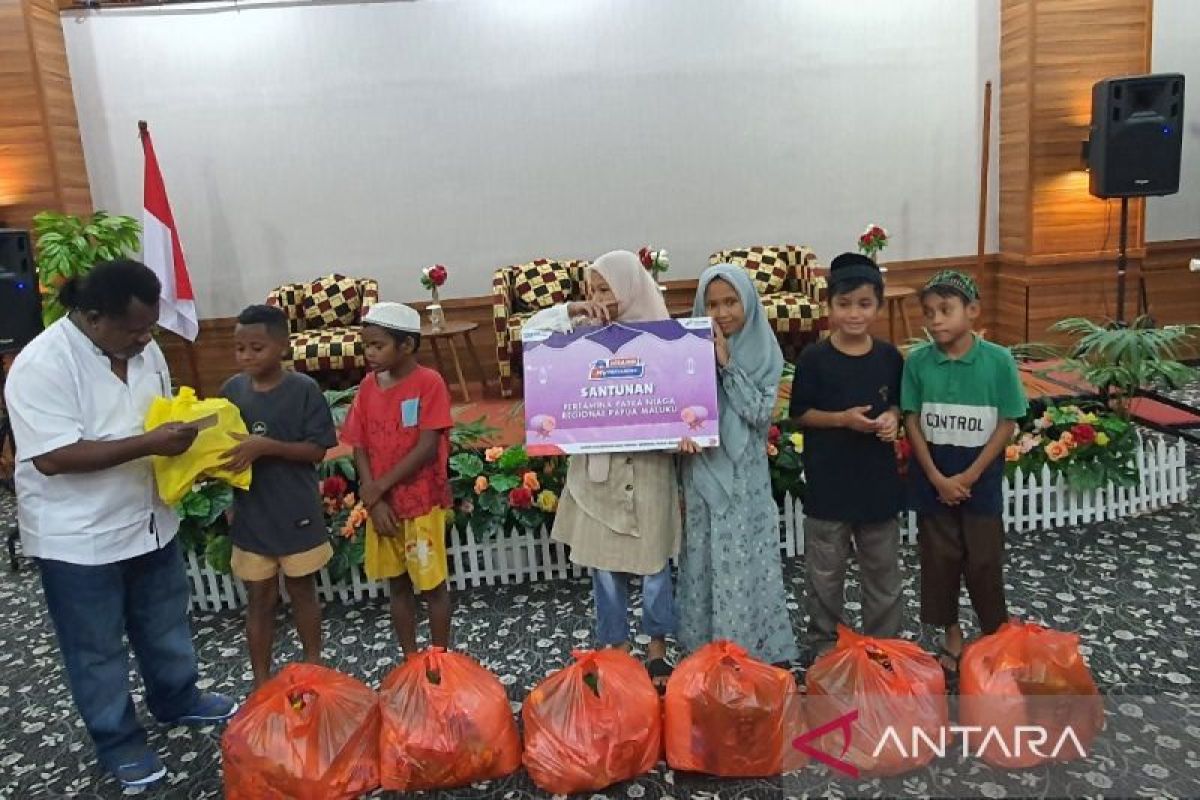 PT Pertamina santuni anak jalanan di Kota Jayapura