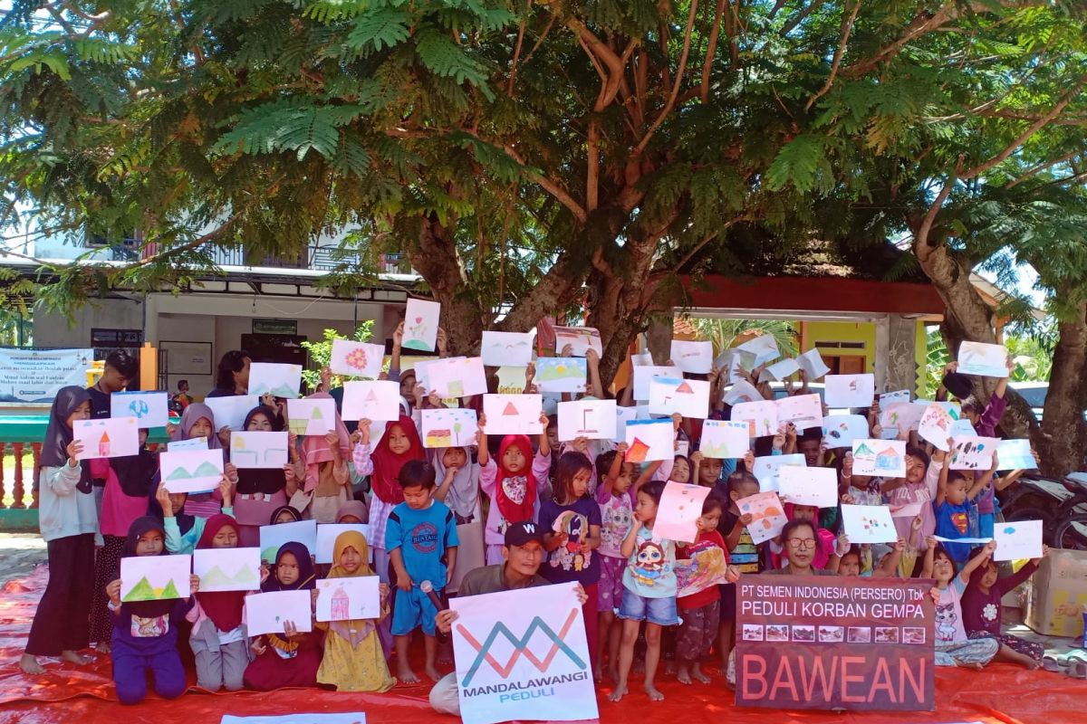 Anak korban gempa Bawean, Jatim, peroleh penanganan psikososial