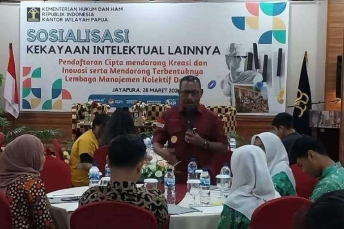 Kemenkumham ajak seniman di Papua daftarkan hak cipta